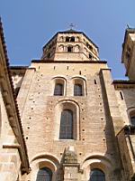 Cluny, Abbaye, Grand Transept et clocher de l'eau benite (3)